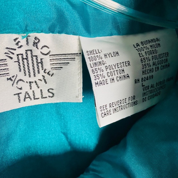 Vintage 80’s 90’s Metro Active Windbreaker Large T - Picture 2 of 5